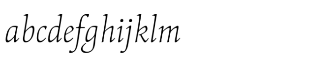 Cattigan Thin Italic Font LOWERCASE