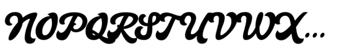 Cattini Script Regular Font UPPERCASE