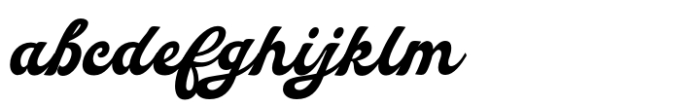 Cattini Script Regular Font LOWERCASE