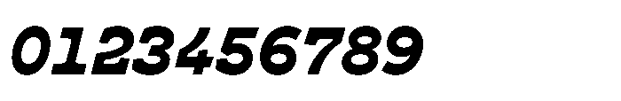Cattivo Black Italic Font OTHER CHARS