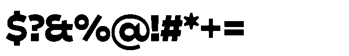 Cattivo Black Font OTHER CHARS