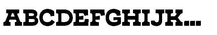 Cattivo Black Font UPPERCASE