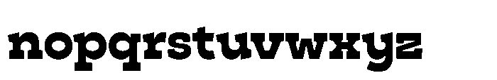 Cattivo Black Font LOWERCASE