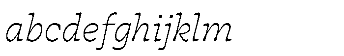 Cattivo Extra Light Italic FONT