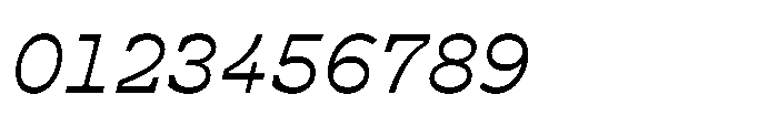 Cattivo Light Italic Font OTHER CHARS