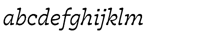 Cattivo Light Italic FONT