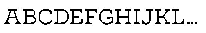 Cattivo Light Font UPPERCASE