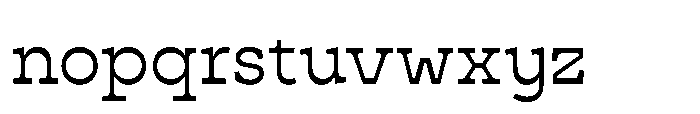 Cattivo Light Font LOWERCASE