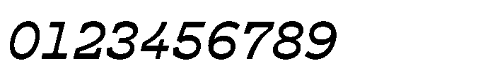 Cattivo Medium Italic Font OTHER CHARS