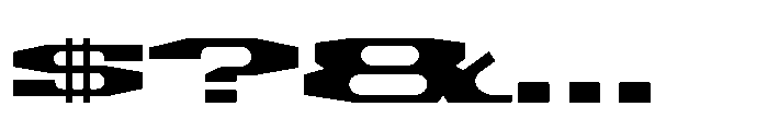 Cattle Auction JNL Regular Font OTHER CHARS