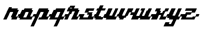 Cattreya Italic Font LOWERCASE