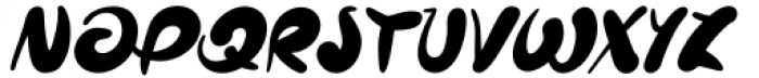 Cattyfox Regular Italic Font UPPERCASE