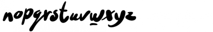 Cattyfox Regular Italic Font LOWERCASE