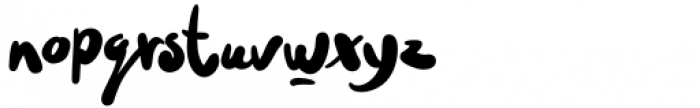 Cattyfox Regular Font LOWERCASE