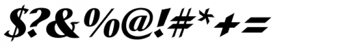 Catull BQ Bold Italic Font OTHER CHARS