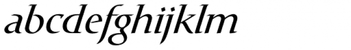 Catull BQ Italic Font LOWERCASE