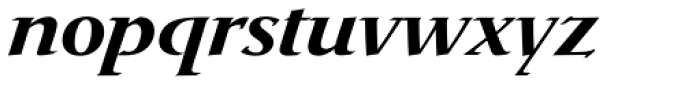 Catull BQ Medium Italic Font LOWERCASE