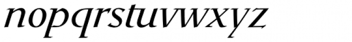 Catull Italic Font LOWERCASE