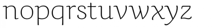 Caturrita Thin Font LOWERCASE