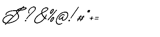 Cauloid Italic Font OTHER CHARS