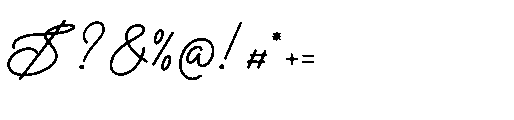 Cauloid Regular Font OTHER CHARS