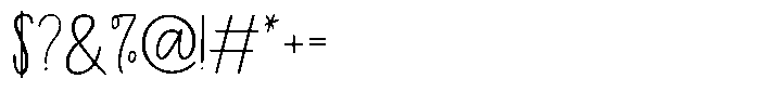 Cause Duo Handwrittten Font OTHER CHARS