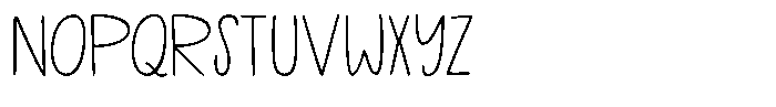 Cause Duo Handwrittten Font LOWERCASE