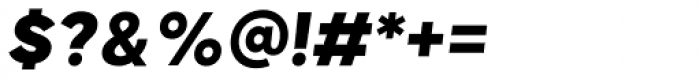 Causten Black Oblique Font OTHER CHARS