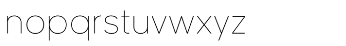 Causten Round Thin Font LOWERCASE