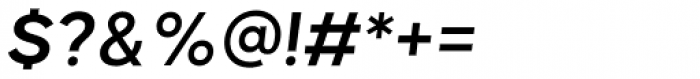 Causten Semi Bold Oblique Font OTHER CHARS