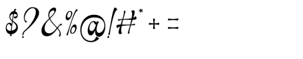 Cavani Font OTHER CHARS