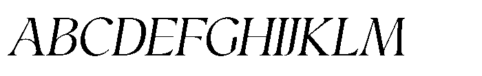 Cavario Italic Font UPPERCASE