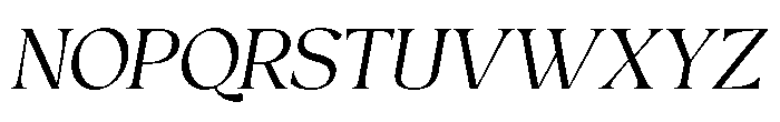 Cavario Italic Font UPPERCASE