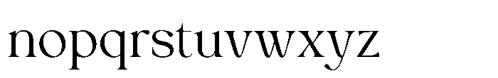 Cavario Regular Font LOWERCASE
