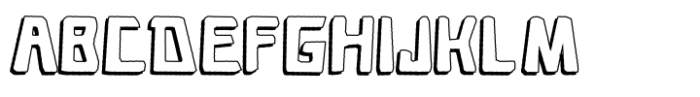 Cave Age Cutout Shadow Font UPPERCASE