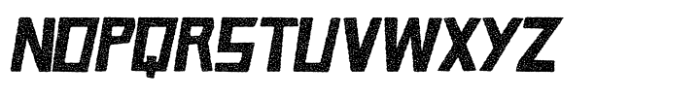 Cave Age Grain Rough Italic Font UPPERCASE