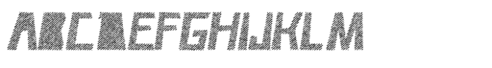 Cave Age Hatched Rough Italic Font UPPERCASE
