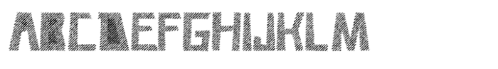Cave Age Hatched Rough Font UPPERCASE