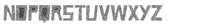 Cave Age Hatched Rough Font UPPERCASE
