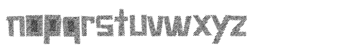 Cave Age Hatched Rough Font LOWERCASE