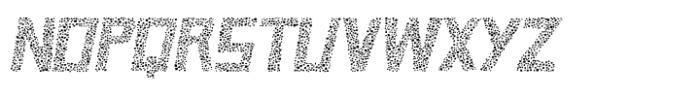 Cave Age Mottle Rough Italic Font UPPERCASE