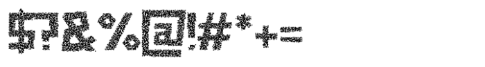 Cave Age Speckle Font OTHER CHARS