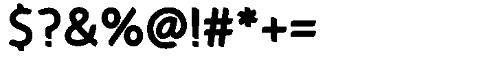 Cavela Cream Bold Font OTHER CHARS