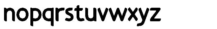 Cavela Cream Bold Font LOWERCASE