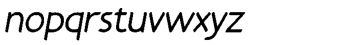 Cavela Cream Italic Font LOWERCASE
