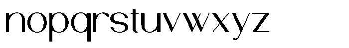 Caveline Font LOWERCASE
