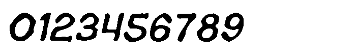 Cavella Blur Italic Font OTHER CHARS