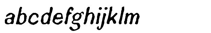 Cavella Blur Italic FONT