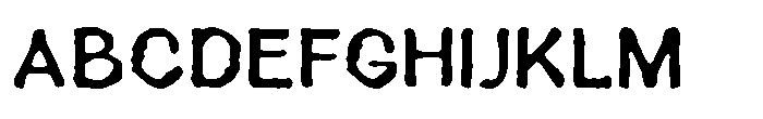 Cavella Blur Regular Font UPPERCASE
