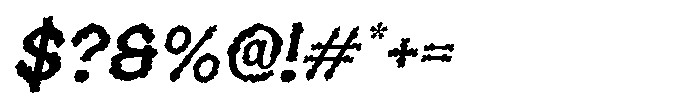 Cavella Italic Font OTHER CHARS
